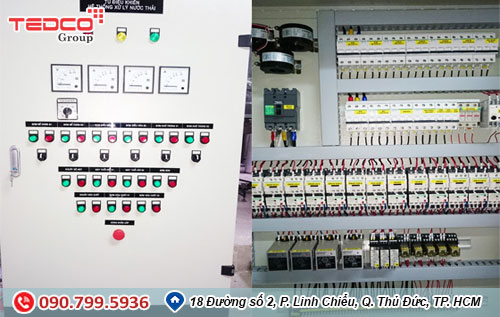 tủ điện điều khiển xử lý nước thải 